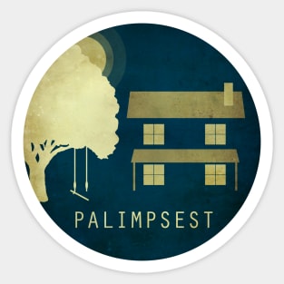 Palimpsest Circle Logo Sticker